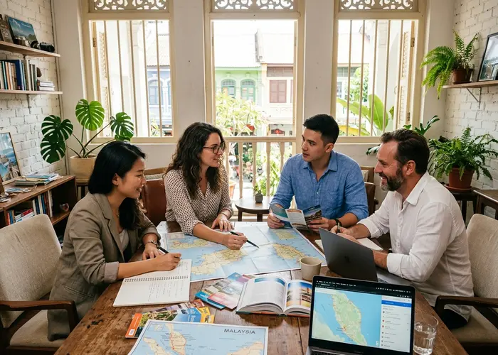 Malaysia Honeymoons team planning session