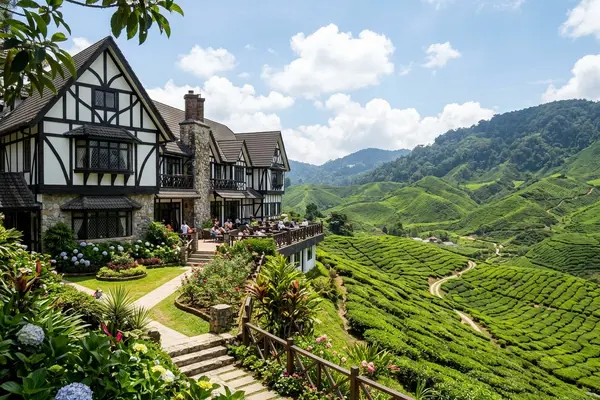 Cameron Highlands Resort Tudor-style boutique hotel with tea plantation views