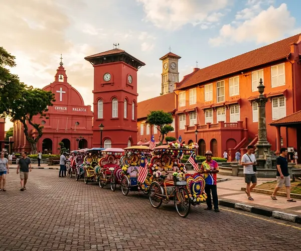 Dutch Square and Christ Church in Malacca