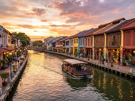 Malacca River Sunset