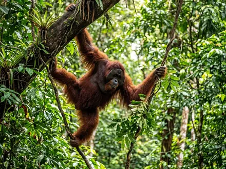 Semenggoh Orangutan Feeding