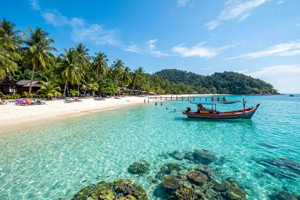 Crystal clear waters of the Perhentian Islands